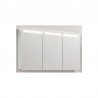 3 Door Led Mirrored Cabinet