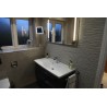 Elements Vanity & Brasilia Tiled Bathroom