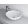 Madison Round Cast Stone Gloss White Basin
