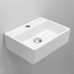 Quadro Mini Ceramic Rectangular Basin with tap hole