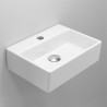 Quadro Mini Ceramic Rectangular Basin with tap hole