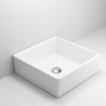 Quadro Square Ceramic Rectangular Basin