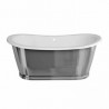 Arley Double Acrylic 170x75cm Free Standing bath Solid Aluminium Outer