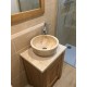 Travertine Porcelain Small Shower room