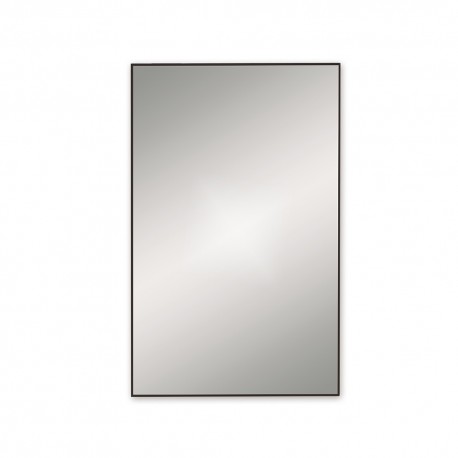 Rectangular Black Framed Mirror 50x80cm