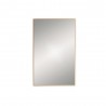 Rectangular Brushed Brass Framed Mirror 50x70cm
