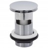 Deluxe Push Click Slotted basin waste