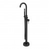Stonewood Matt Black Round Lever Bath shower mixer