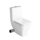 Project close coupled wc including soft close seat