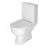 Basic Short Projection Open Back close coupled WC including soft close seat