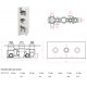 Project Slim Three Outlet Thermostatic Shower Valve