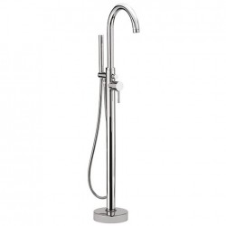 Round Lever Free Standing Bath Shower Mixer without waste