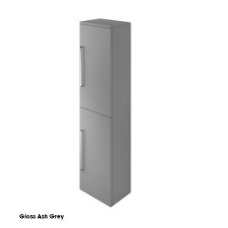 Project Tall Storage Cupboard Gloss Ash Grey