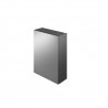 Project Mirrored Wall Cabinet Single Door Gloss Indigo