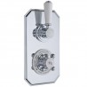 Henbury Thermostatic Shower Valve - Traditional Round Two Way Mixer