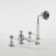 Henbury bath pillar taps