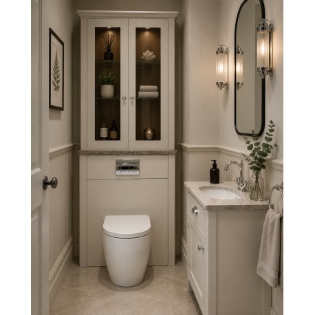 Bespoke Glazed WC Unit