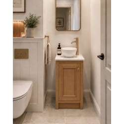 Henbury Set 11 Oak Cloakroom Vanity