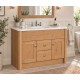 Set 12 Oak Radius Leg Vanity