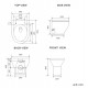 Charlesworth Back To Wall WC inc Soft Close Seat