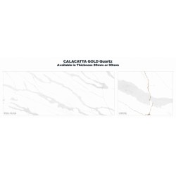 QUARTZ CALACATTA GOLD
