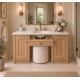 Bespoke Oak Vanity with Central Dressing Area