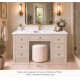 Bespoke Oak Vanity with Central Dressing Area