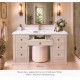 Bespoke Oak Vanity with Central Dressing Area