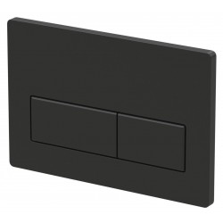 Matt Black Rectangle Push Button Flush-plate