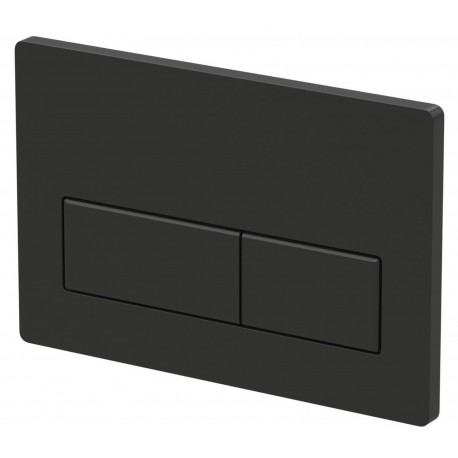 Matt Black Rectangle Push Button Flush-plate