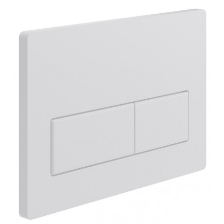 White Rectangle Push Button Flush-plate