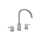 Round Lever 3th Basin Mixer without waste