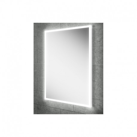 Steam free LED mirror with ambient lighting