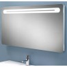 LED w 120 back-lit mirror with shaver socket.